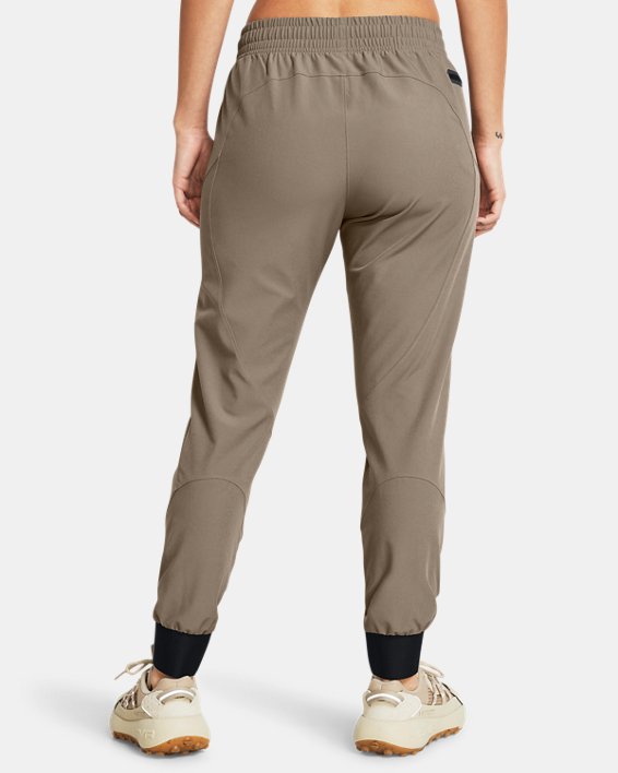 Women's UA Unstoppable Joggers in Brown image number 1